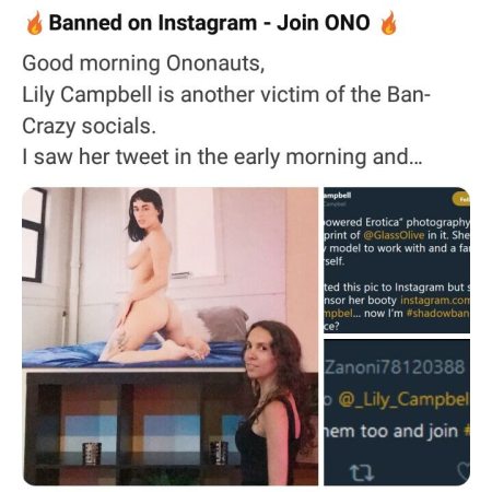 Banned on Instagram - Join ONO